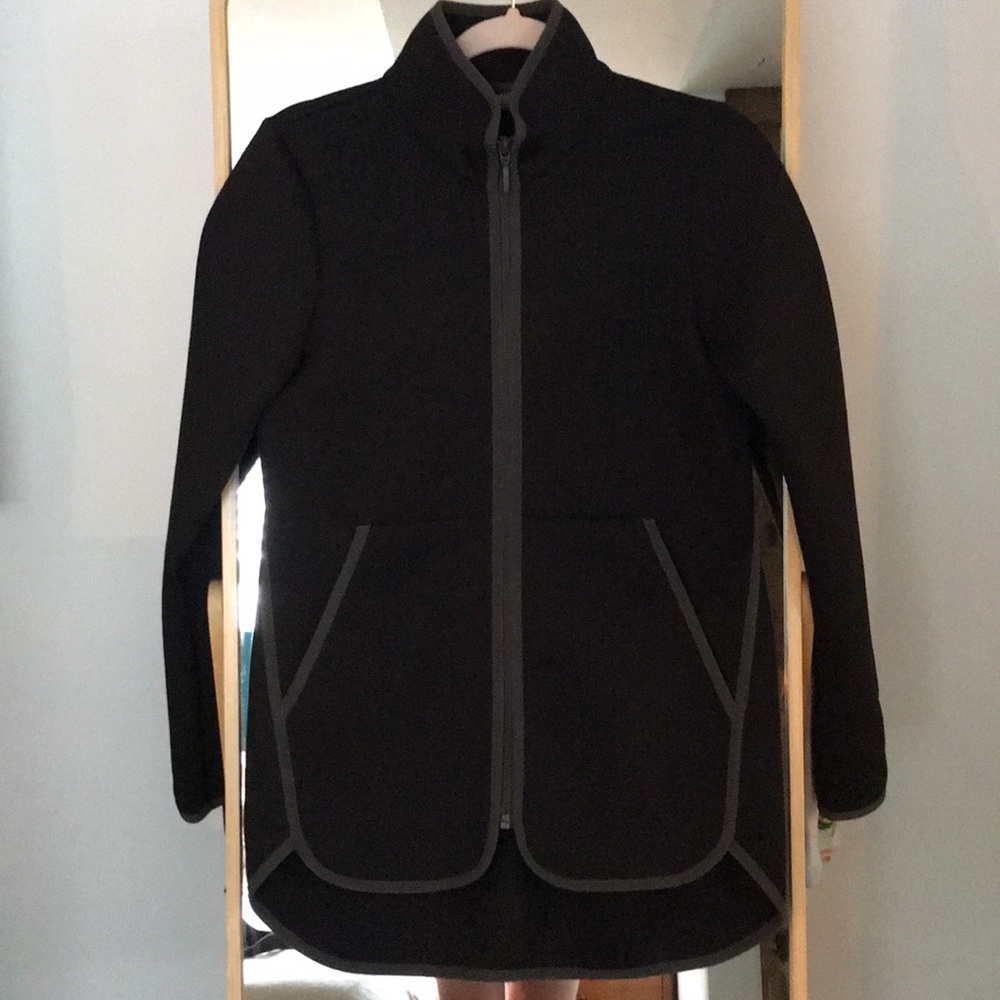 North Face Jacket. Black with grey accents.